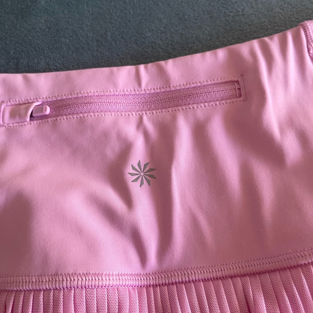Athleta Pink A-Game Mesh Skort 13.5β in Excellent Condition - Picture 2 of 16